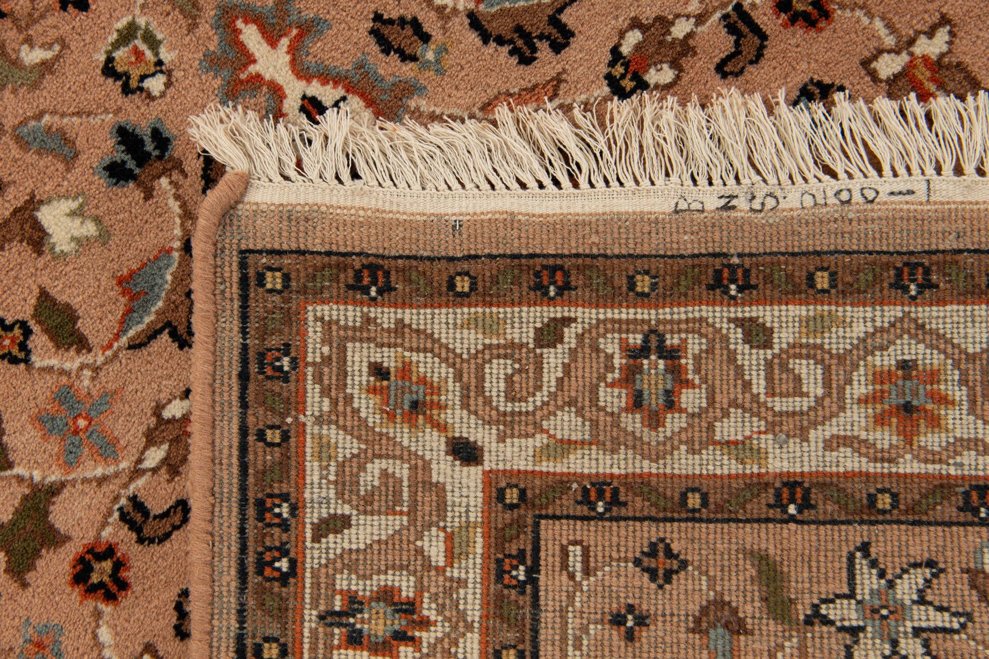 3' x 5' 4 Hand Knotted Kashan Wool Rug