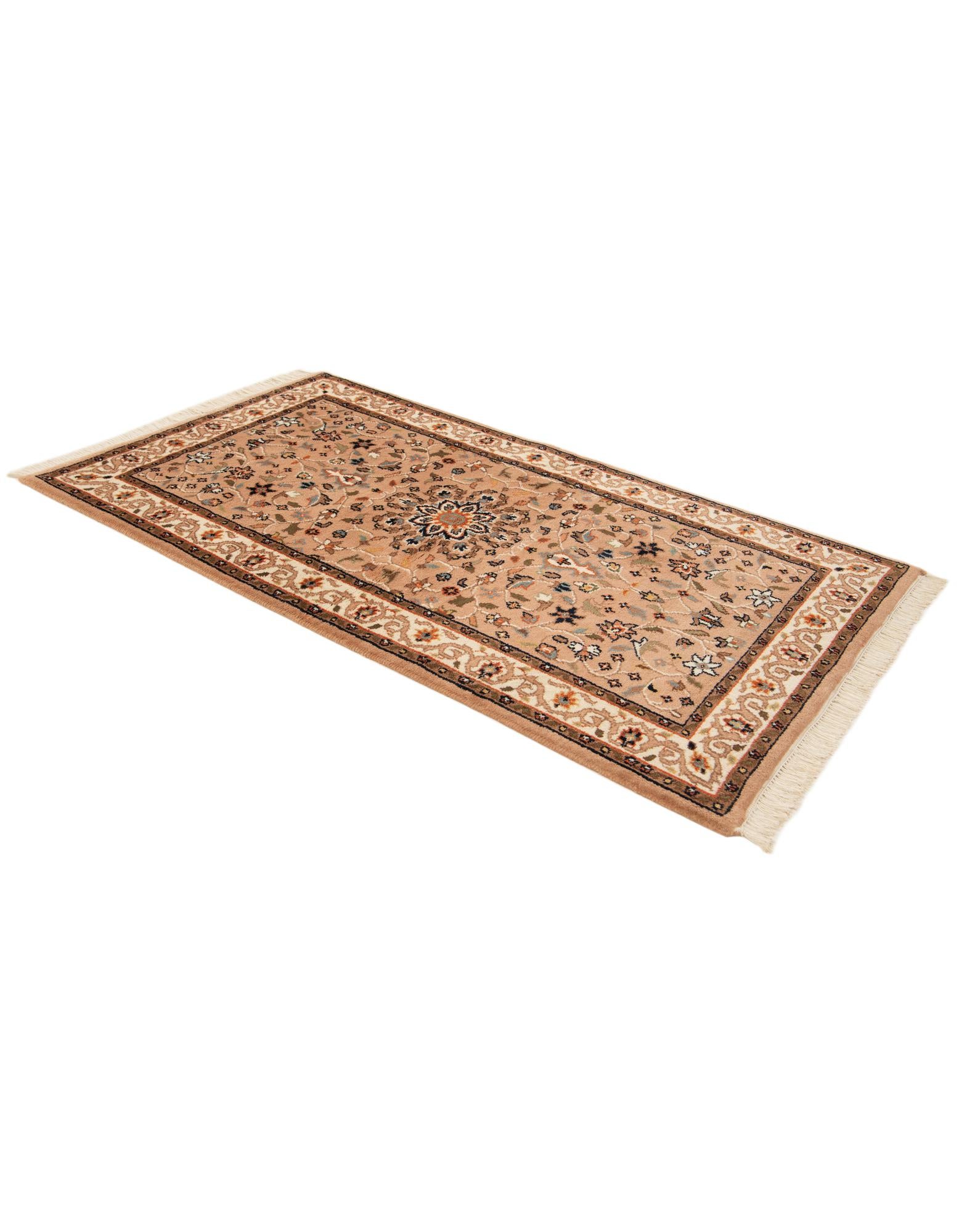 3' x 5' 4 Hand Knotted Kashan Wool Rug