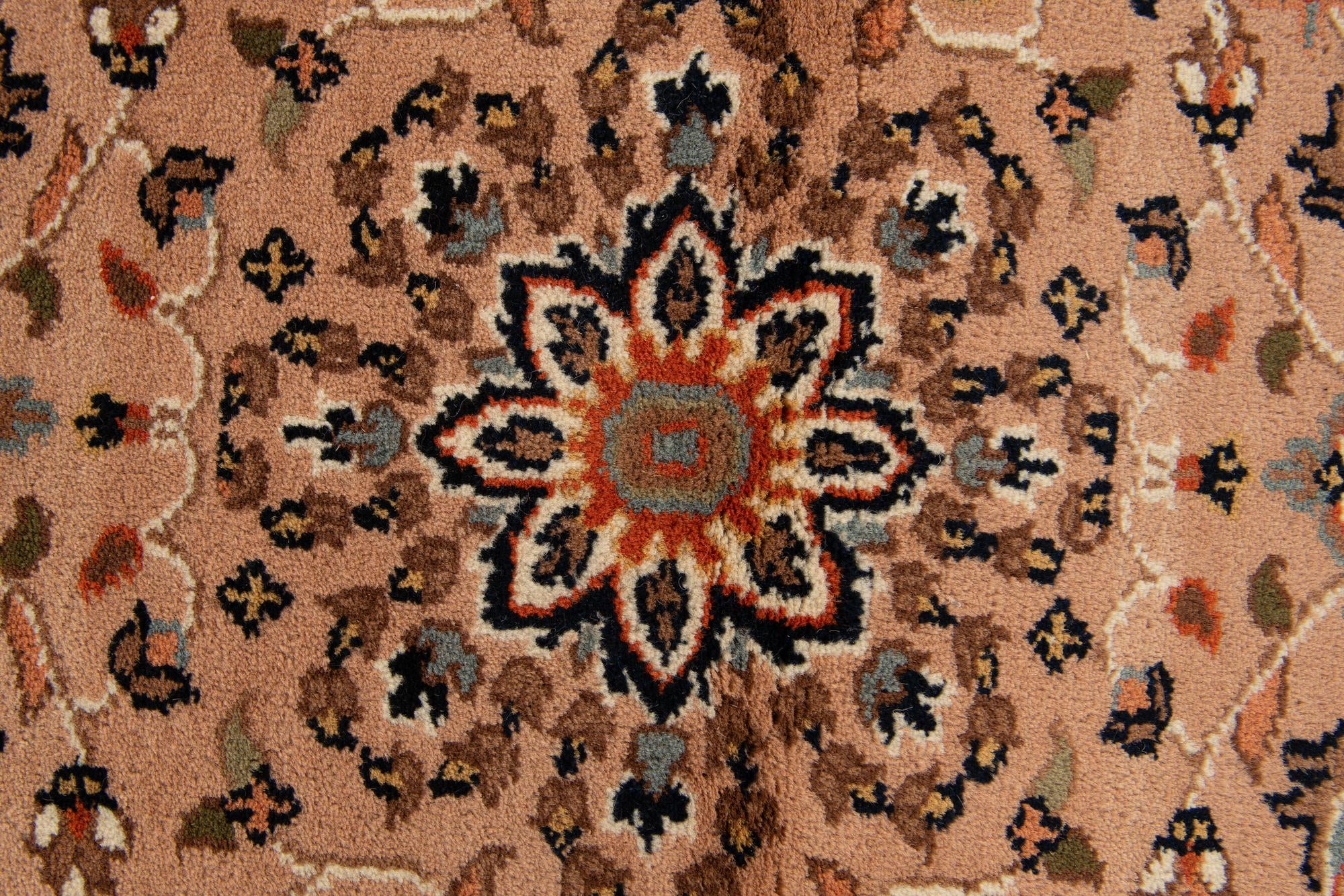 3' x 5' 4 Hand Knotted Kashan Wool Rug