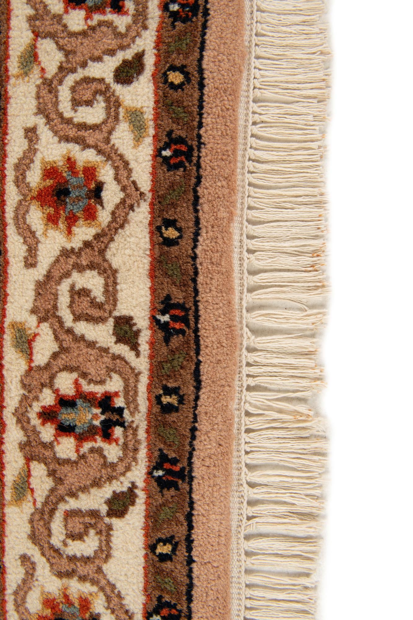 3' x 5' 4 Hand Knotted Kashan Wool Rug