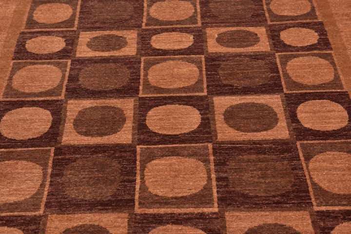 6' 7 x 9' Hand Knotted Kashkuli Gabbeh Wool Rug