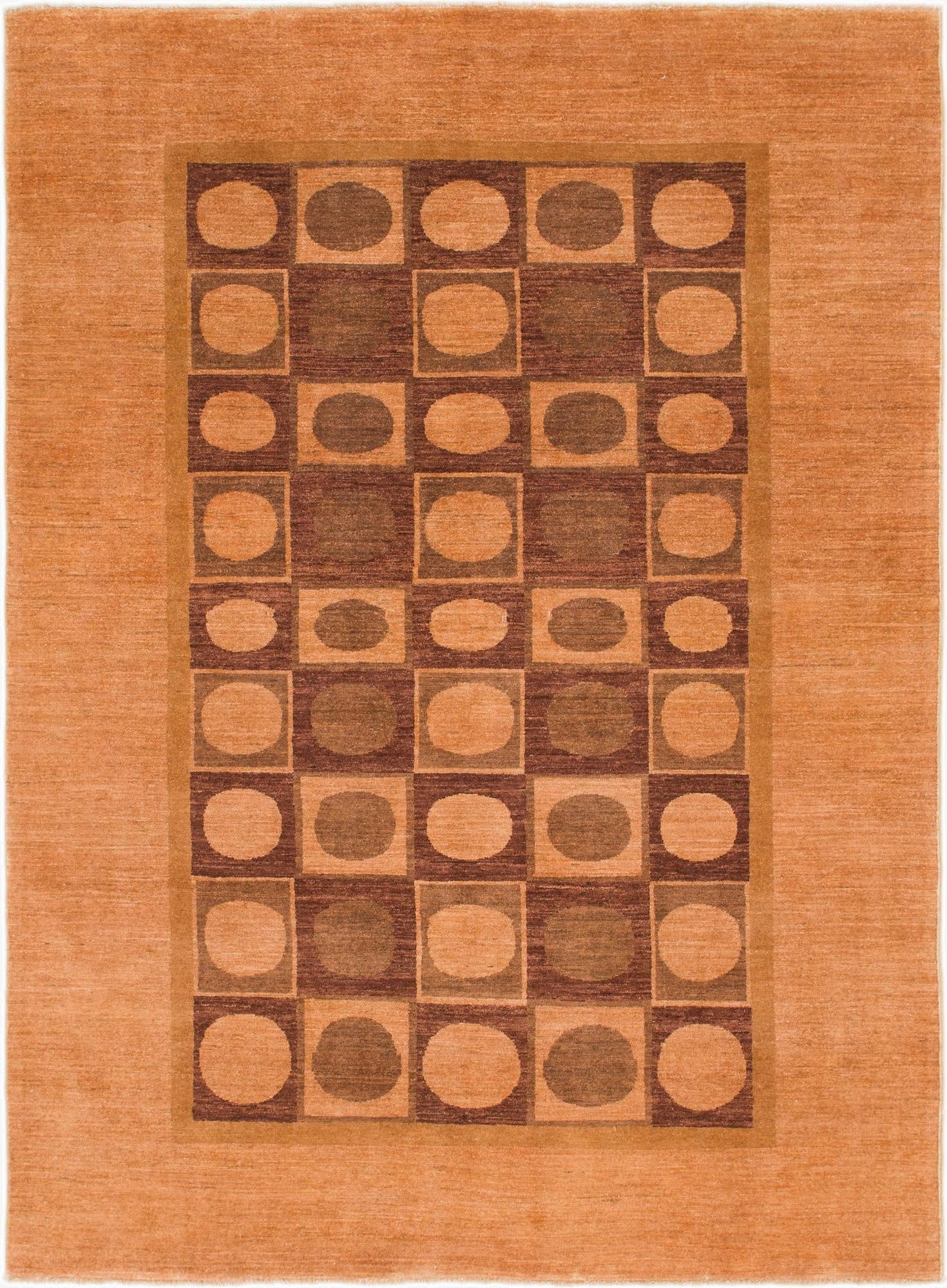 6' 7 x 9'  Hand Knotted Kashkuli Gabbeh Wool Rug
