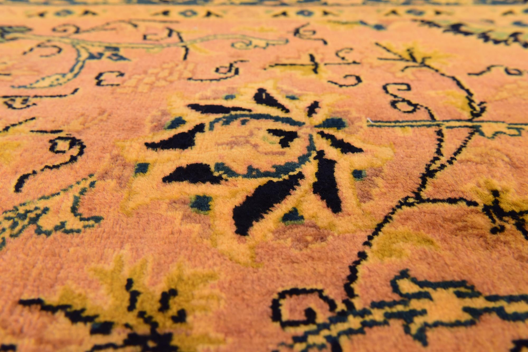 9' 10 x 12' 10 Hand Knotted Kashmar Persian Wool Rug