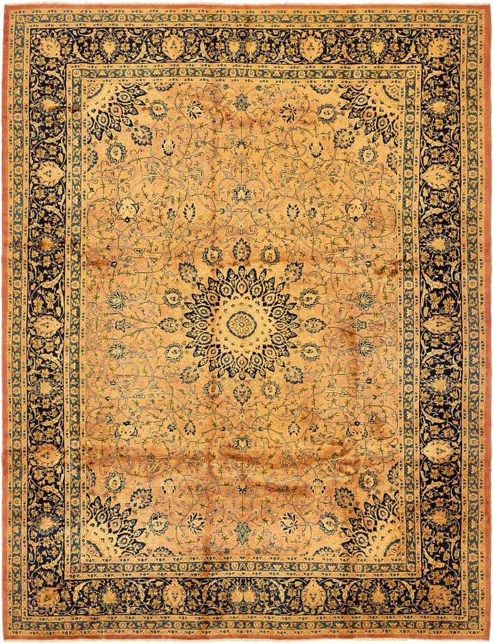 300cm x 390cm anudado a mano Kashmar Alfombra Persa Lana