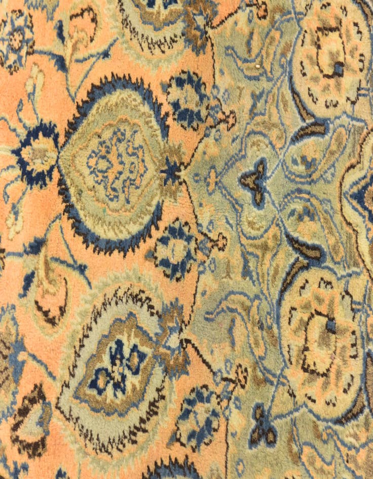 Detail image of 9' 10 x 12' 8 Hand Knotted Kashmar Persian Wool Rug