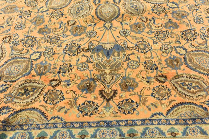 9' 10 x 12' 8 Hand Knotted Kashmar Persian Wool Rug