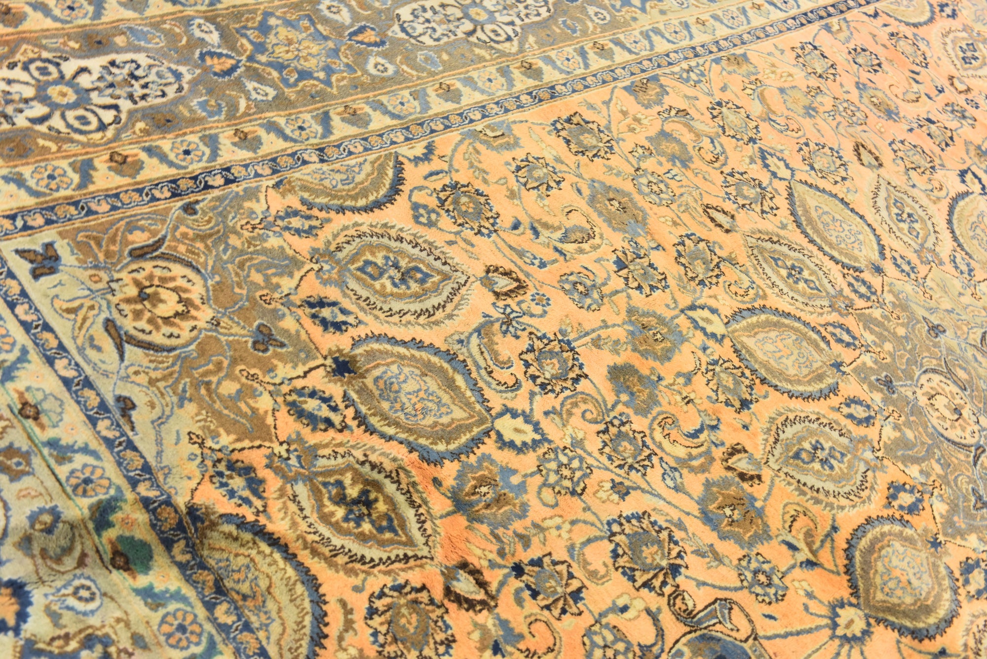9' 10 x 12' 8 Hand Knotted Kashmar Persian Wool Rug
