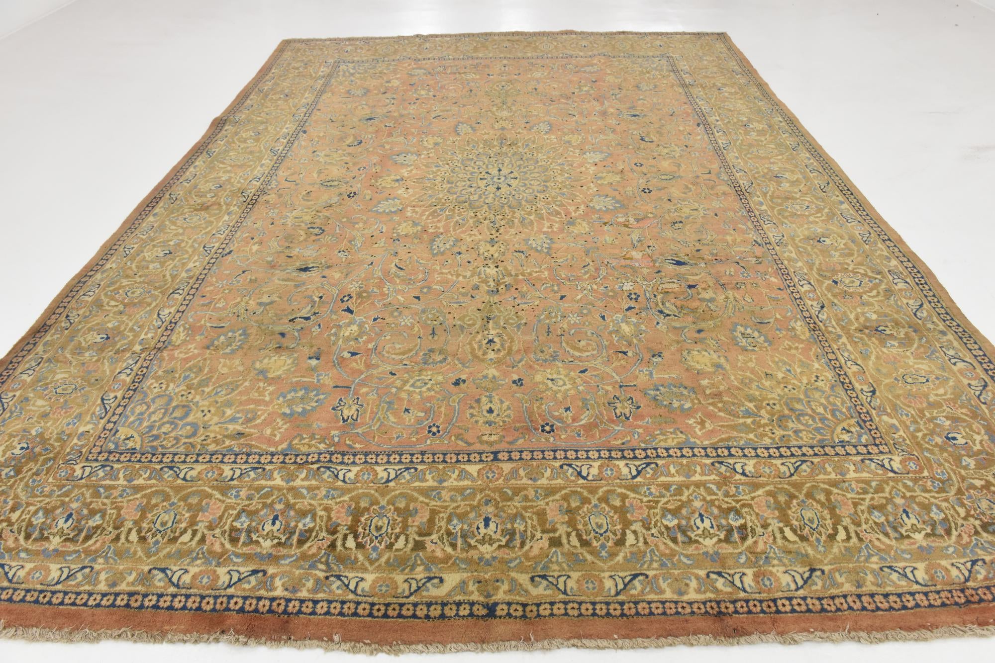 290cm x 395cm Hand Knotted Kashmar Persian Wool Rug