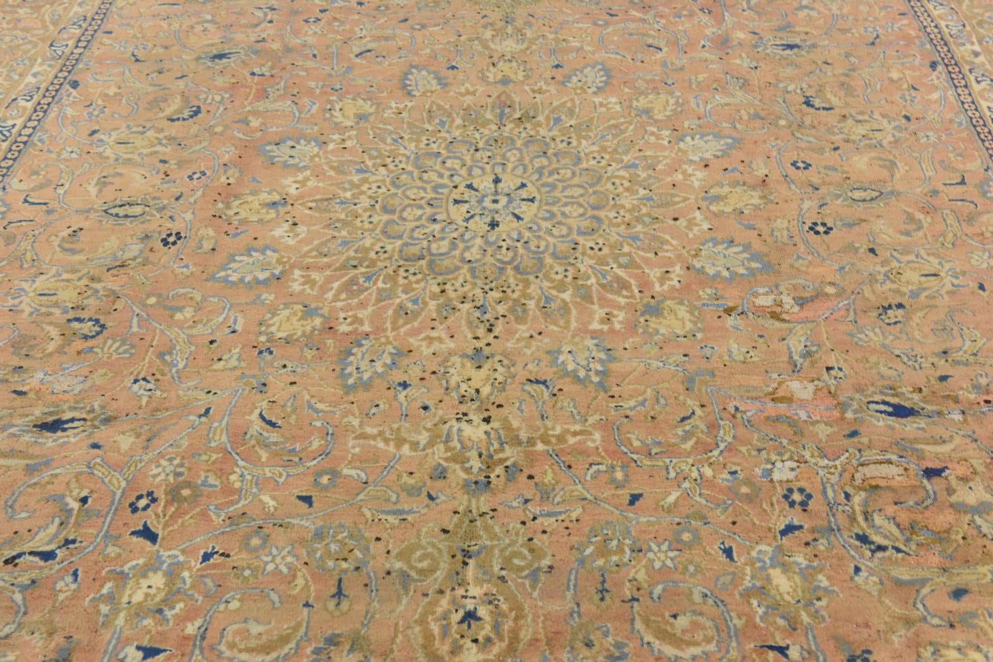 290cm x 395cm Hand Knotted Kashmar Persian Wool Rug