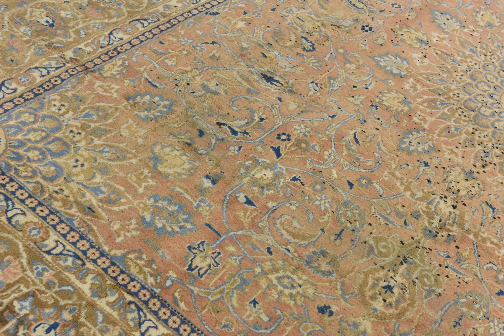 290cm x 395cm Hand Knotted Kashmar Persian Wool Rug
