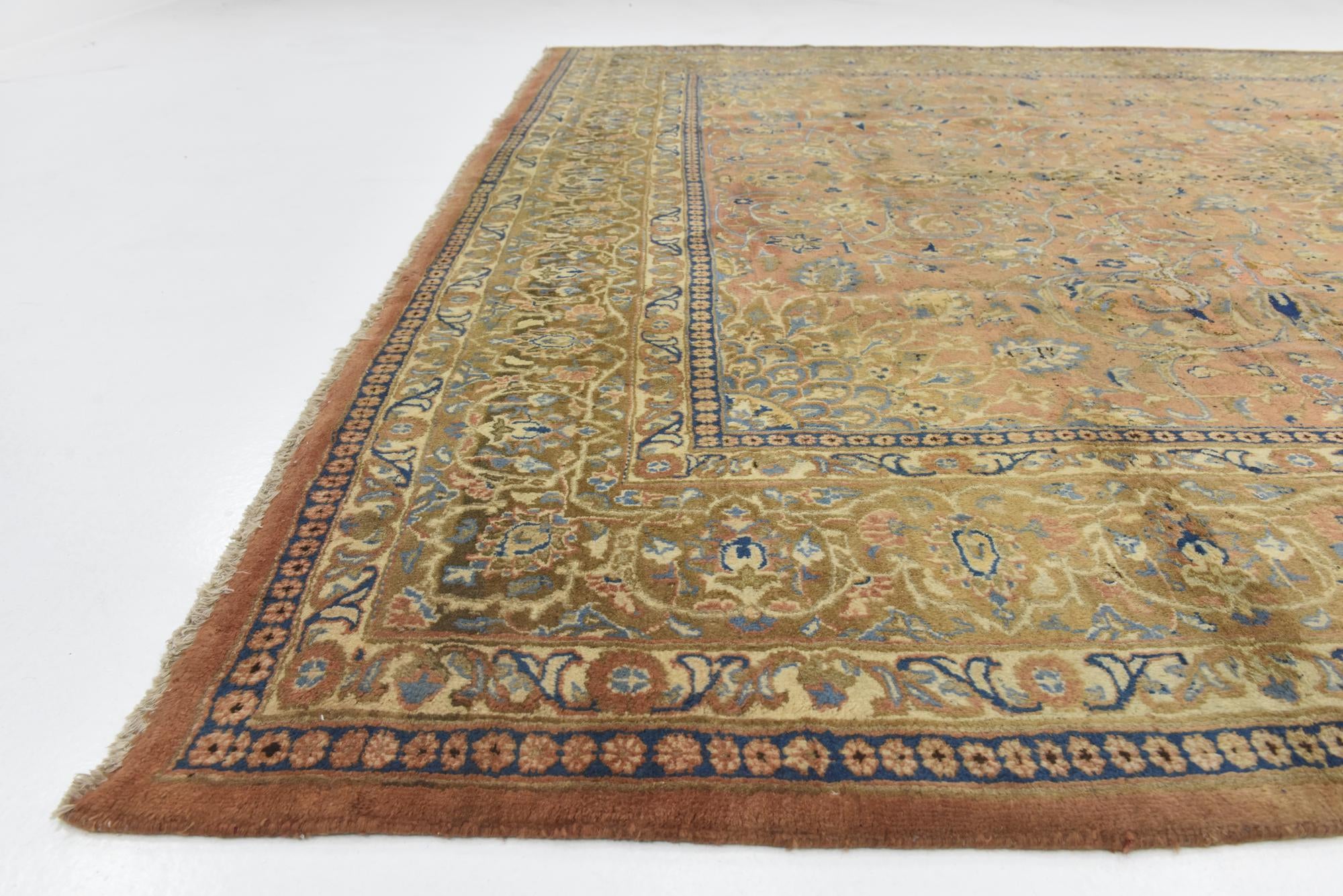 290cm x 395cm Hand Knotted Kashmar Persian Wool Rug