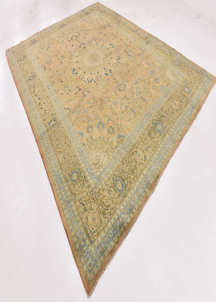 10' 2 x 13' Hand Knotted Kashmar Persian Wool Rug