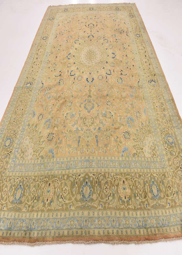 10' 2 x 13' Hand Knotted Kashmar Persian Wool Rug