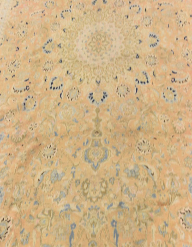 Detail image of 10' 2 x 13' Hand Knotted Kashmar Persian Wool Rug