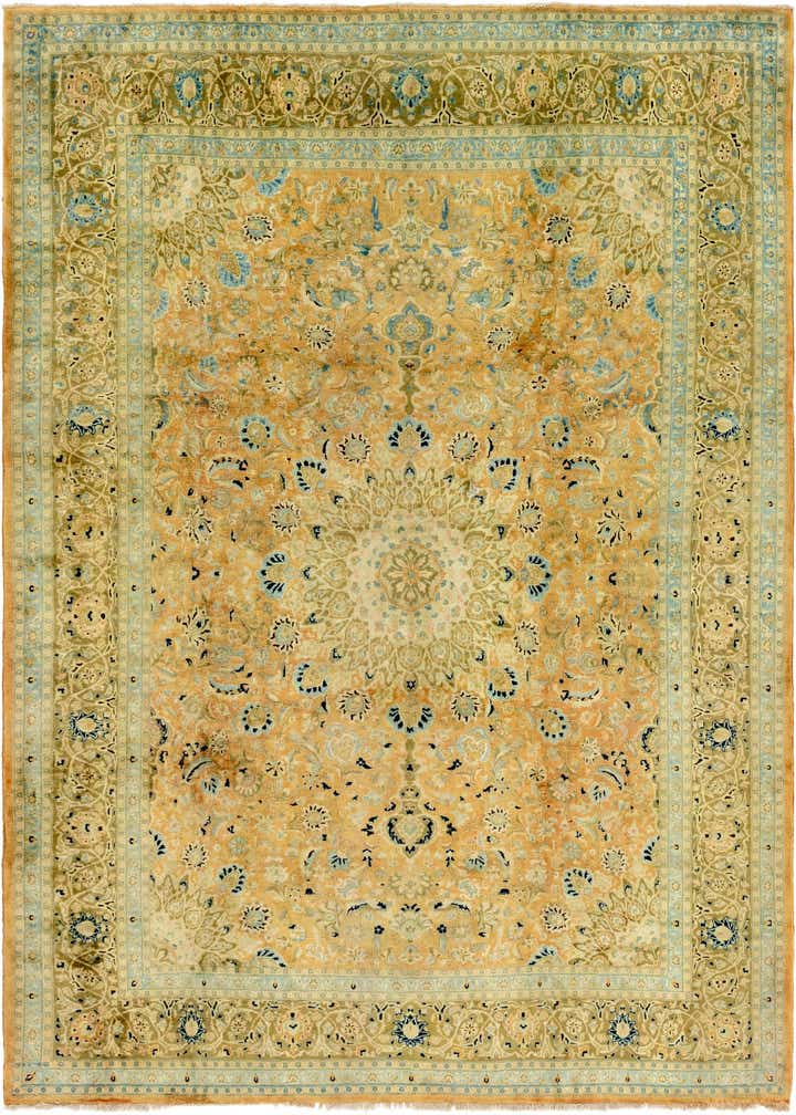10' 2 x 13' Hand Knotted Kashmar Persian Wool Rug