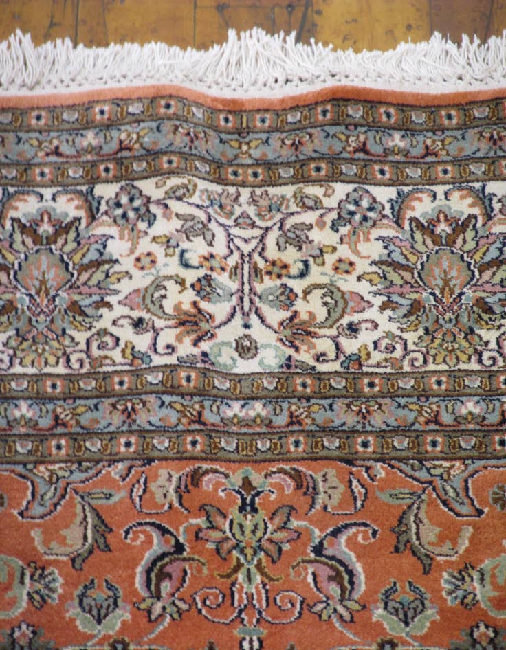 Detail image of 8' 1 x 10' 5 Hand Knotted Kashmir Oriental Rug