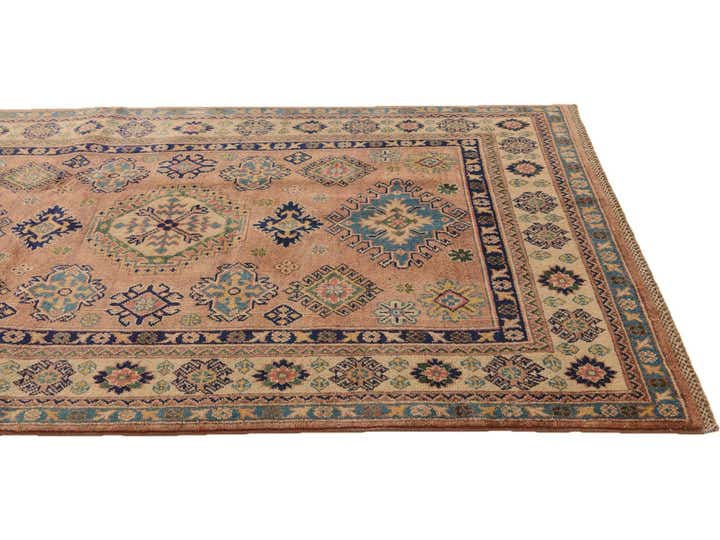4' x 6' 3 Hand Knotted Kazak Rug