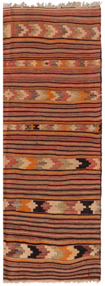 Detail image of 5' x 7' 5 Hand Woven Kilim Fars Wool Rug