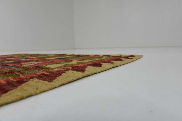 3' 10 x 5' 10 Hand Woven Kilim Maymana Wool Rug