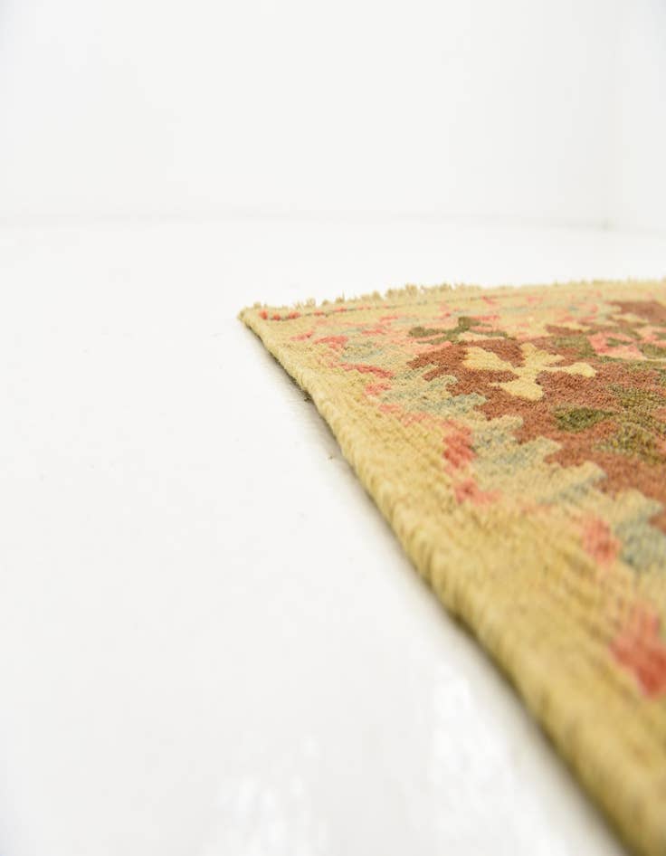 Detail image of 3' 3 x 4' 6 Hand Woven Kilim Maymana Wool Rug
