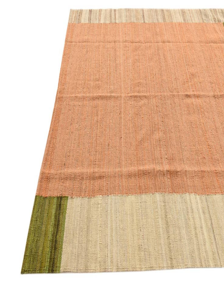 Detail image of 5' 10 x 7' 7  Hand Woven Kilim Modern Wool Rug