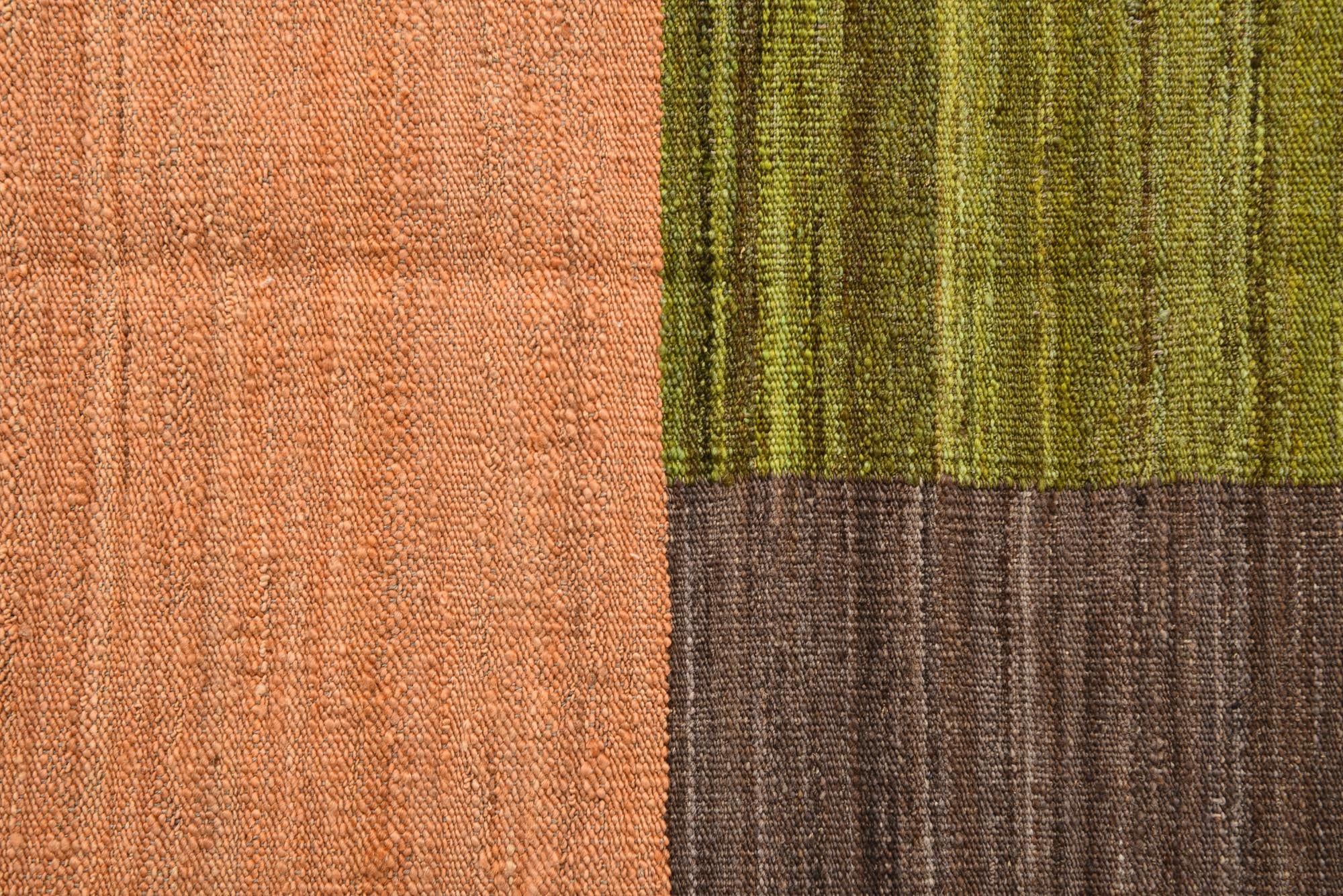 5' 10 x 7' 7 Hand Woven Kilim Modern Wool Rug