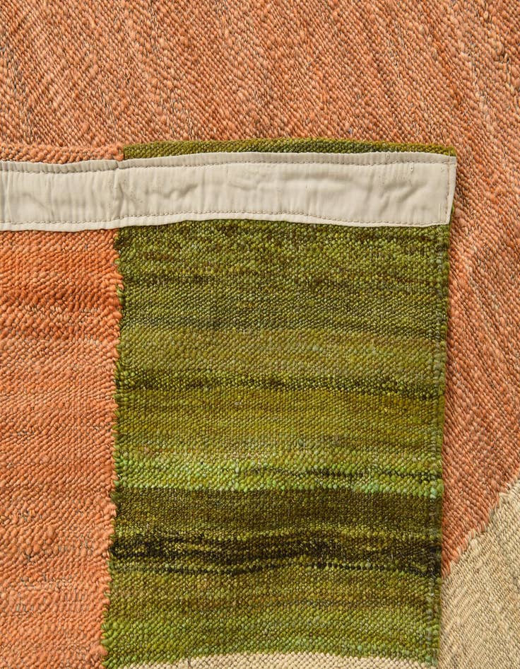 Detail image of 5' 10 x 7' 7  Hand Woven Kilim Modern Wool Rug