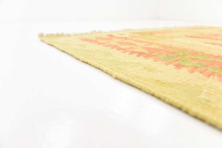 4' 10 x 6' 6 Hand Woven Kilim Waziri Wool Rug