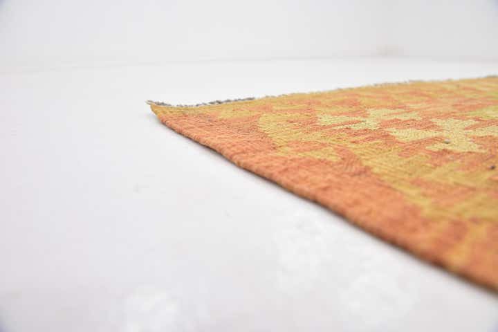 2' 7 x 4' 3 Hand Woven Kilim Waziri Wool Rug