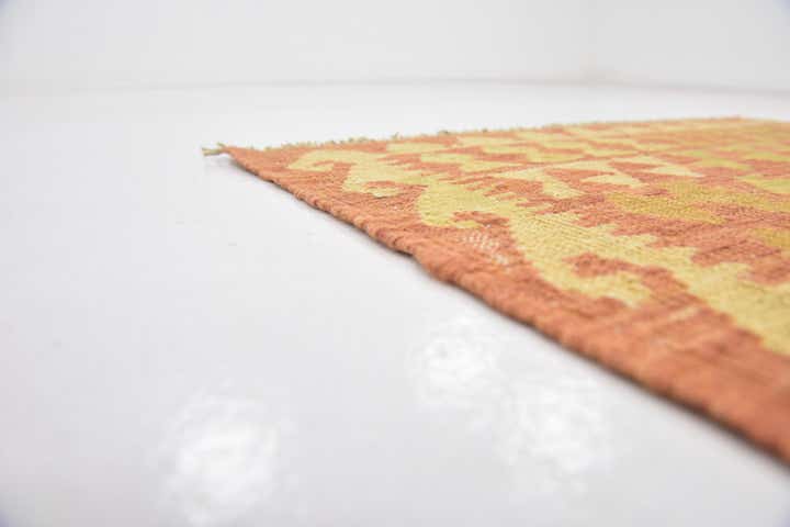 2' 5 x 4' 2 Hand Woven Kilim Waziri Wool Rug