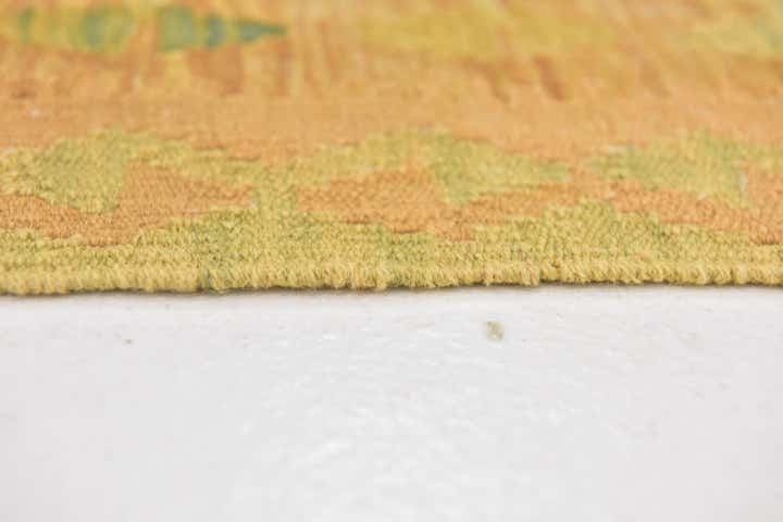 3' 3 x 5' 2 Hand Woven Kilim Waziri Wool Rug
