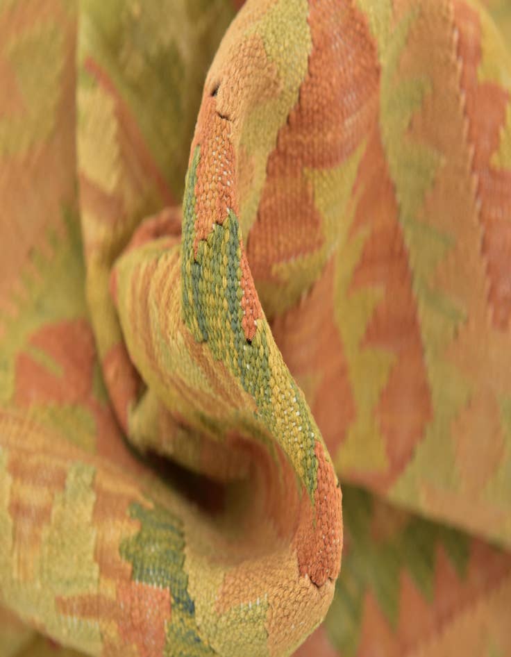 Detail image of 3' 3 x 5' 2  Hand Woven Kilim Waziri Wool Rug