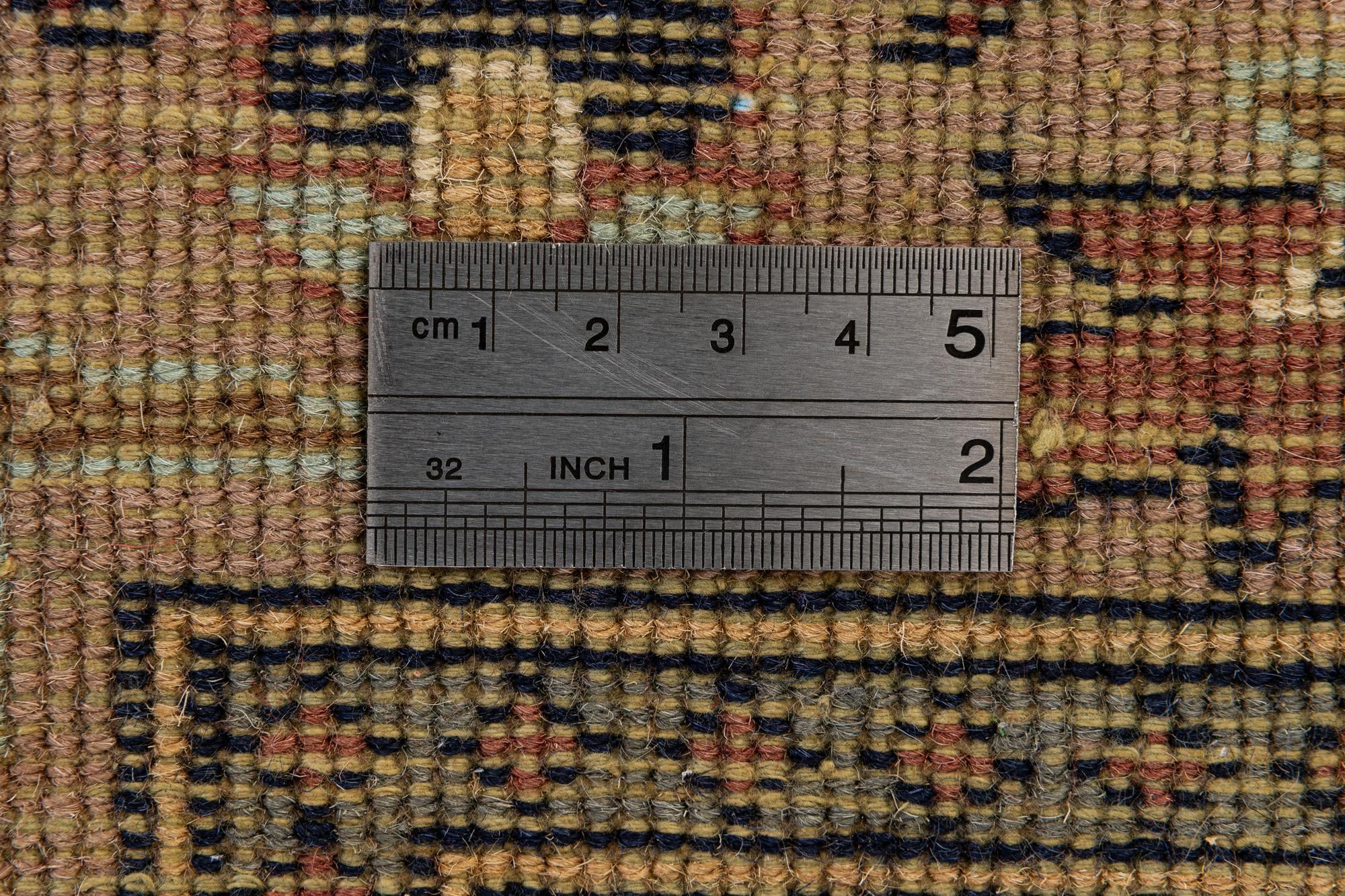 3' 2 x 5' 3 Hand Knotted Lahour Wool Rug