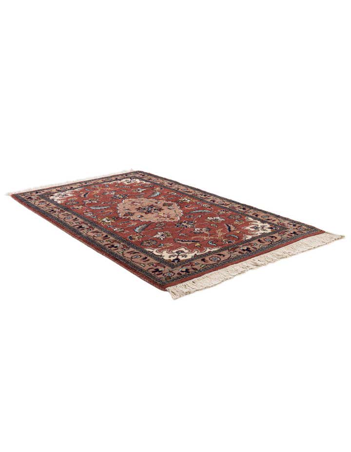 3' 2 x 5' 3 Hand Knotted Lahour Wool Rug