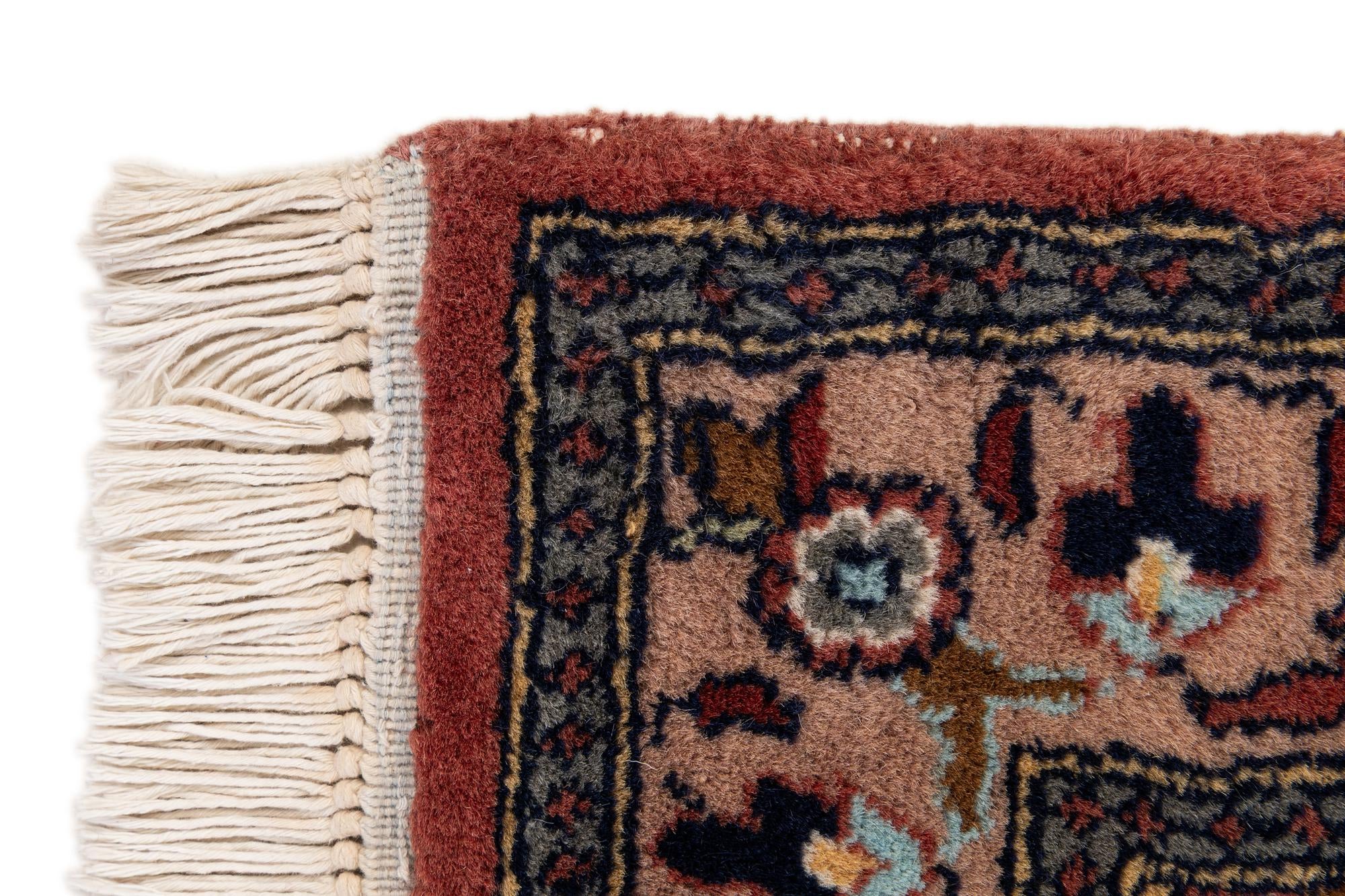 3' 2 x 5' 3 Hand Knotted Lahour Wool Rug