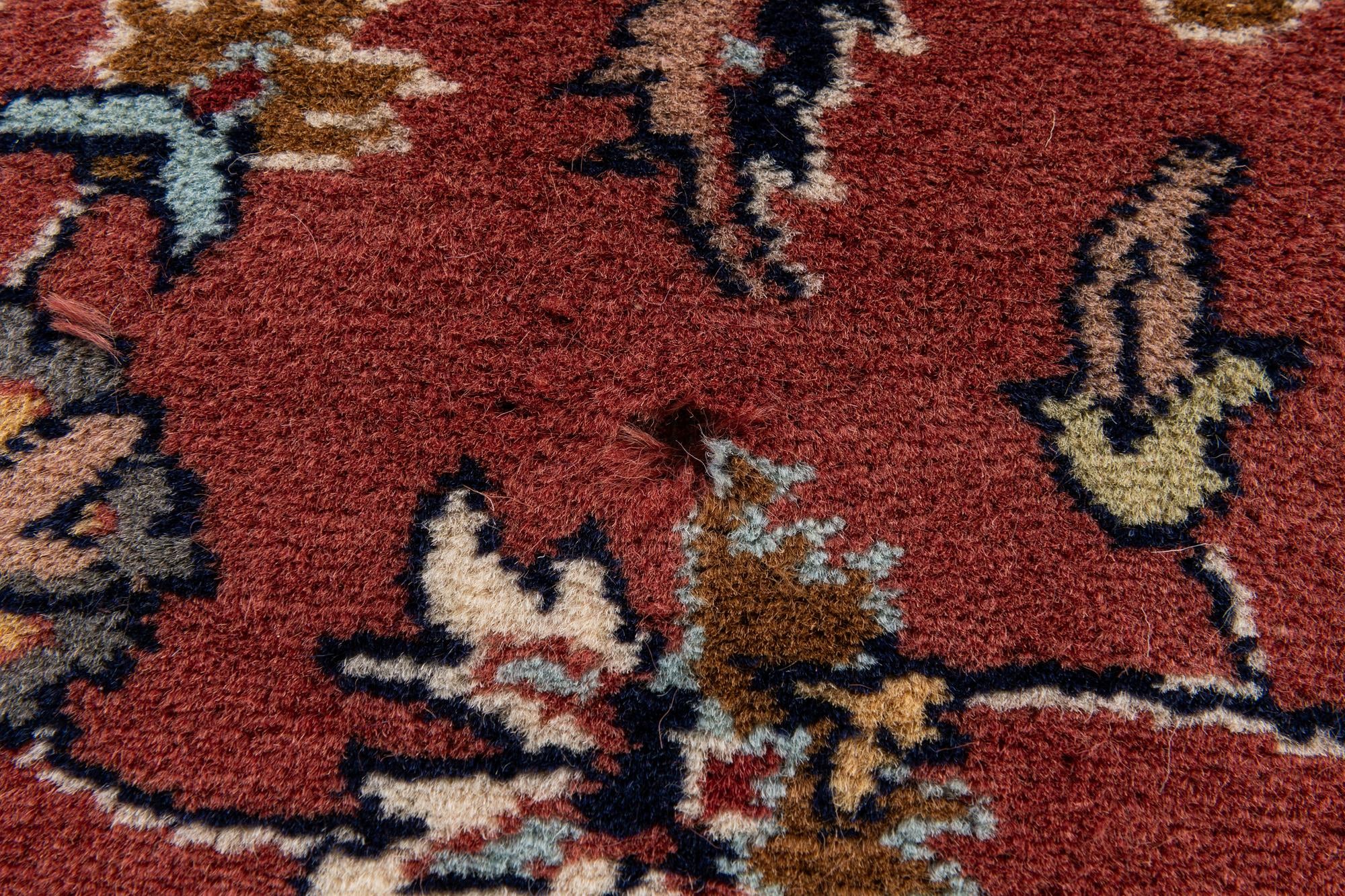 3' 2 x 5' 3 Hand Knotted Lahour Wool Rug