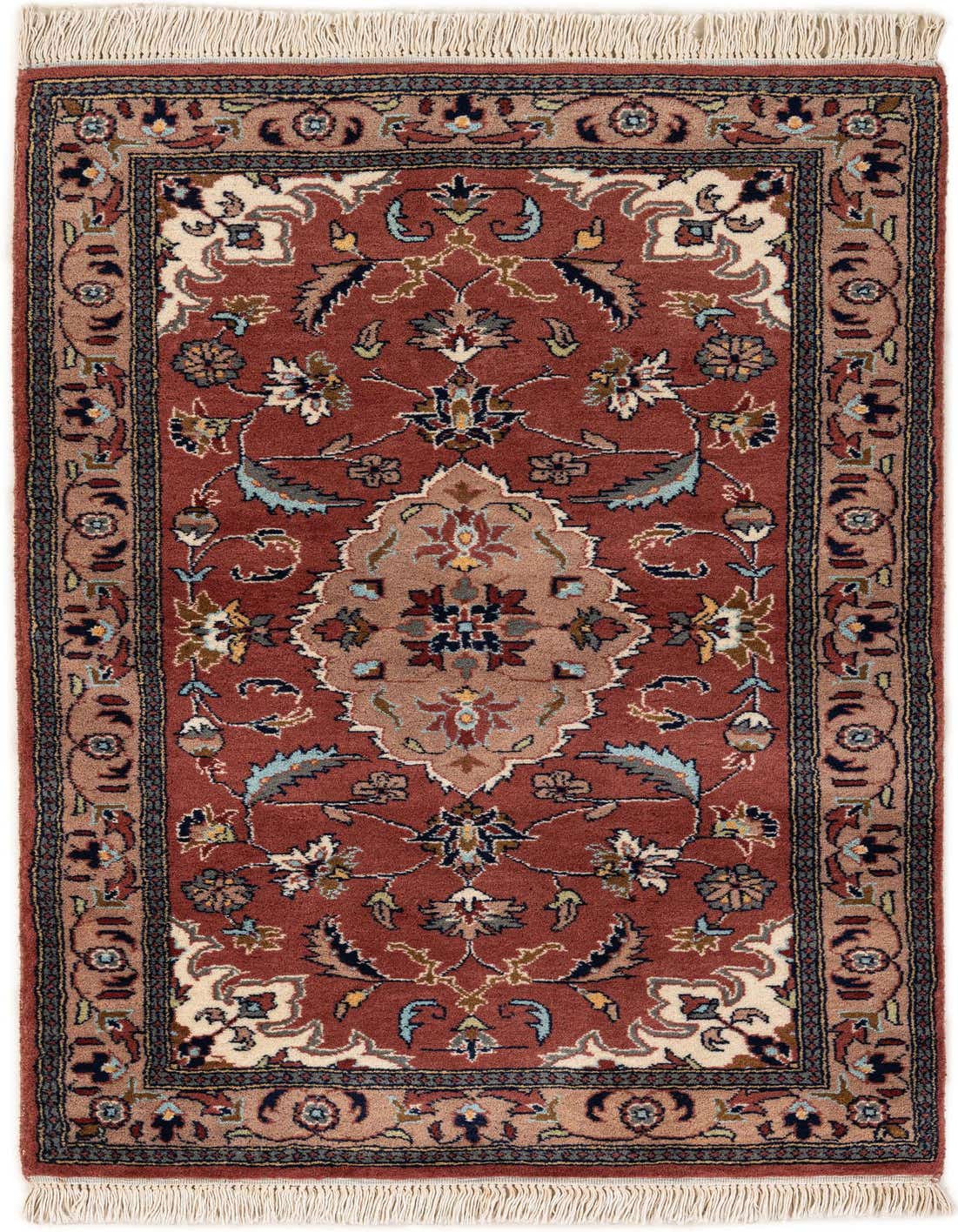 3' 2 x 5' 3 Hand Knotted Lahour Wool Rug