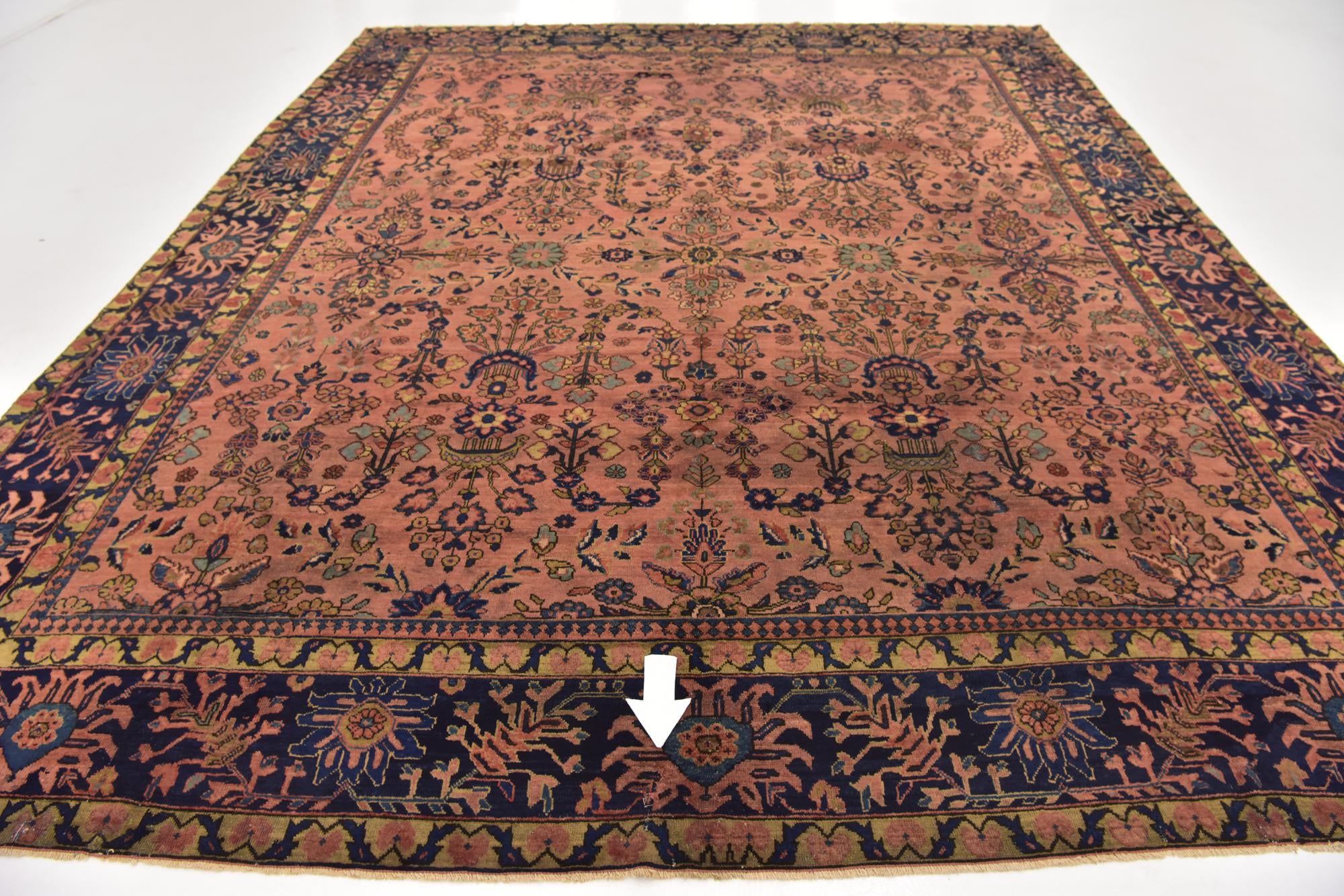 10' 8 x 13' 3 Hand Knotted Liliyan Persian Wool Rug