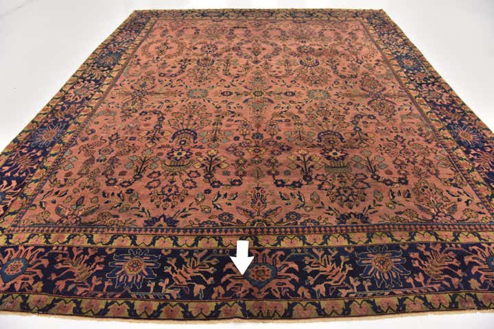 10' 8 x 13' 3 Hand Knotted Liliyan Persian Wool Rug