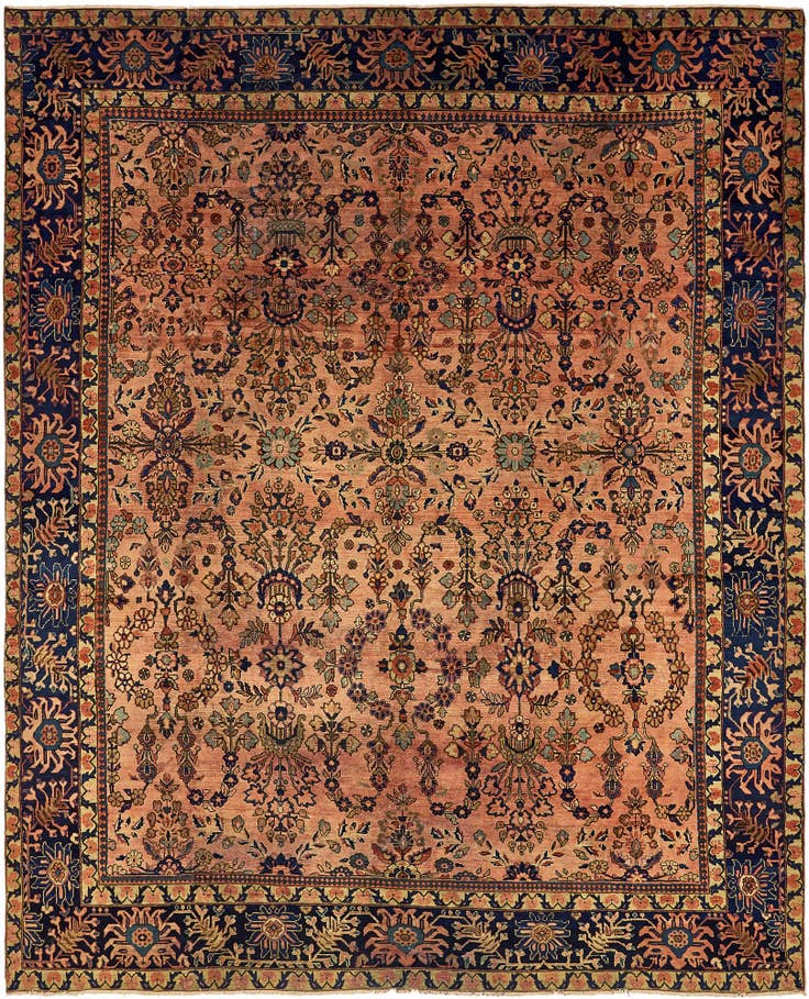 Detail image of 10' 8 x 13' 3 Hand Knotted Liliyan Persian Wool Rug