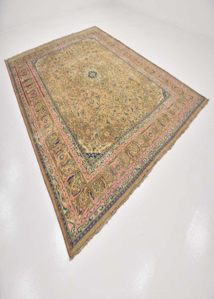 9' 10 x 13' Hand Knotted Mahal Persian Wool Rug