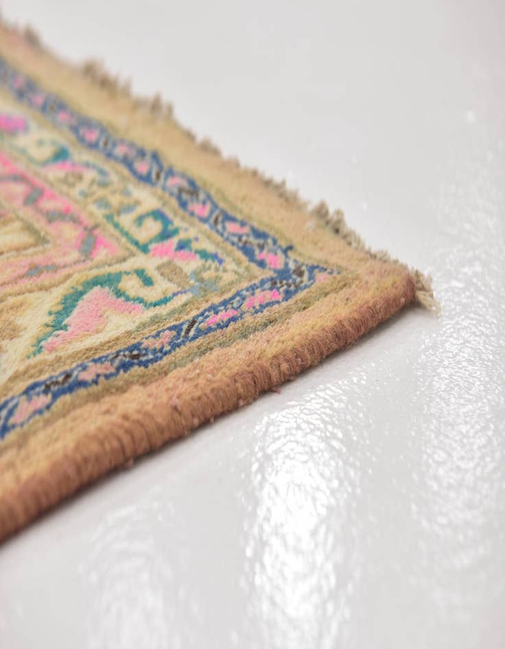 Detail image of 9' 10 x 13' Hand Knotted Mahal Persian Wool Rug