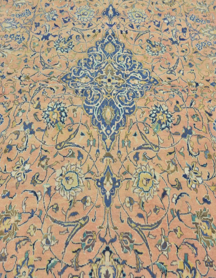 Detail image of 9' 9 x 12' 9 Hand Knotted Mahal Persian Wool Rug