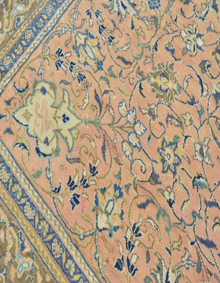 Detail image of 9' 9 x 12' 9 Hand Knotted Mahal Persian Wool Rug