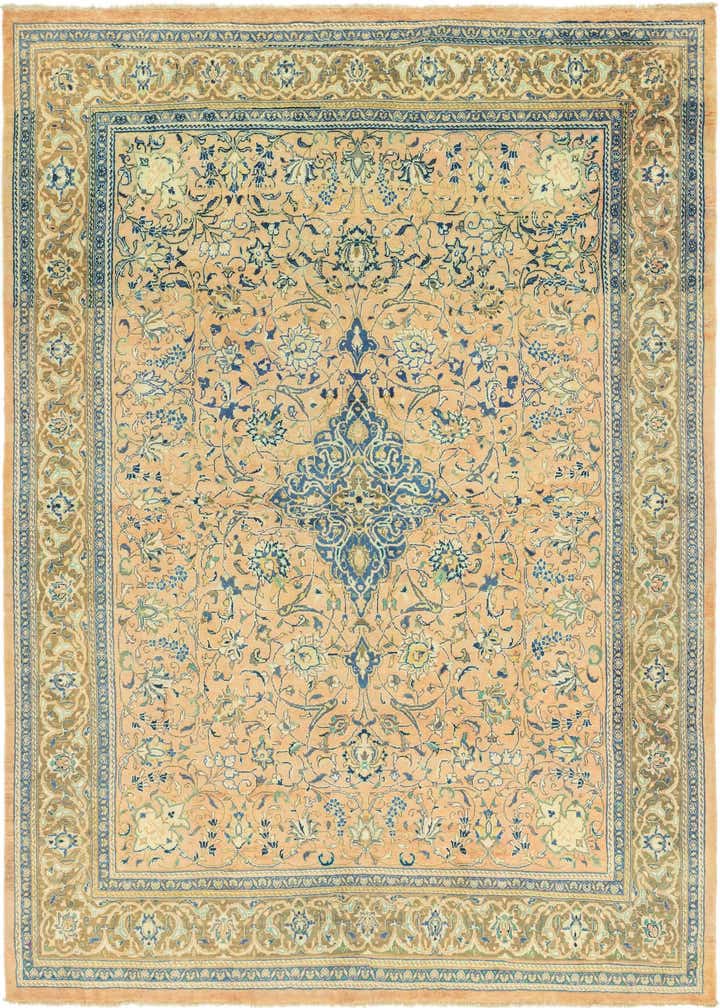 9' 9 x 12' 9 Hand Knotted Mahal Persian Wool Rug