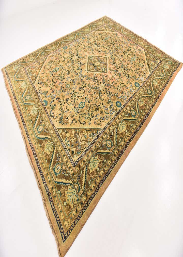10' x 13' Hand Knotted Mahal Persian Wool Rug
