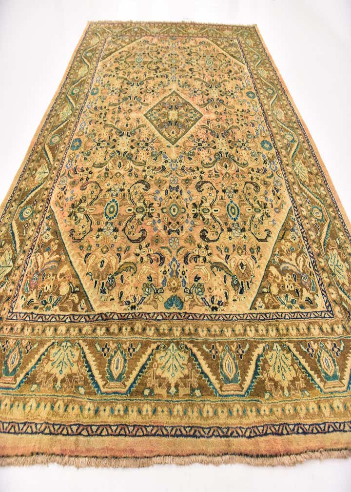 10' x 13' Hand Knotted Mahal Persian Wool Rug