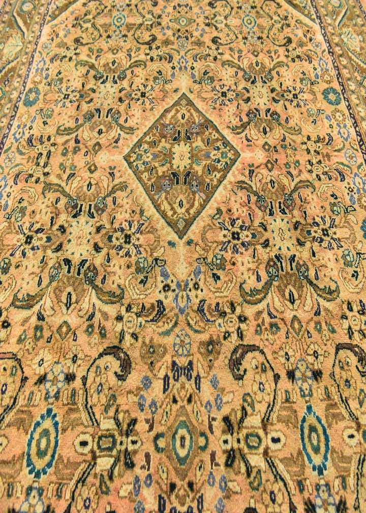 10' x 13' Hand Knotted Mahal Persian Wool Rug