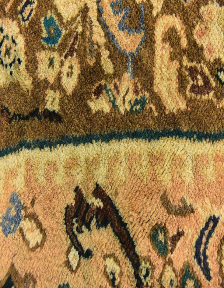 Detail image of 10' x 13' Hand Knotted Mahal Persian Wool Rug
