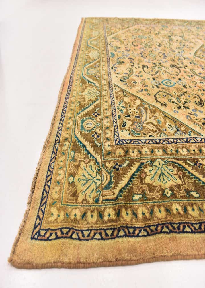 10' x 13' Hand Knotted Mahal Persian Wool Rug